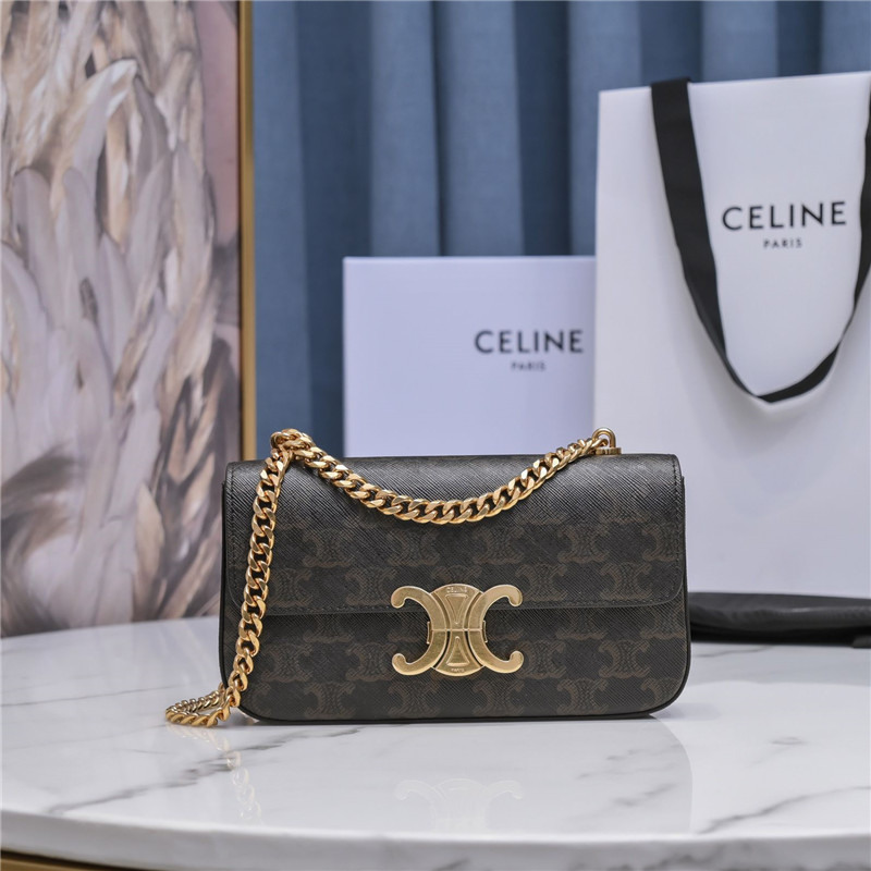 Ce1i*e triomphe shoulder bag with chain