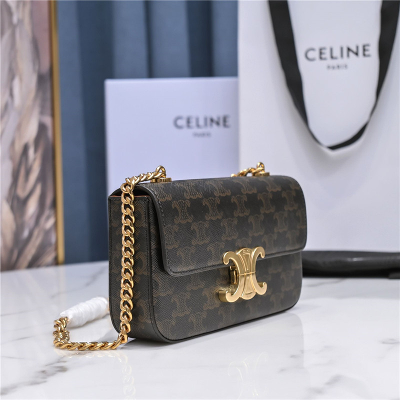 Ce1i*e triomphe shoulder bag with chain