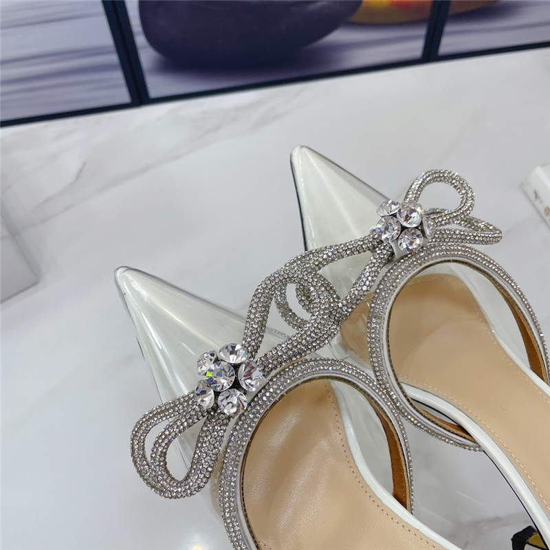 mach & mach double crystal heels