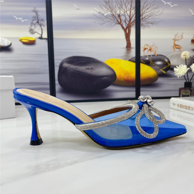 mach & mach double crystal heels