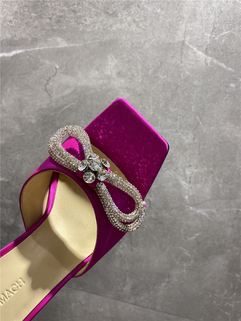 mach & mach rhinestone high heels