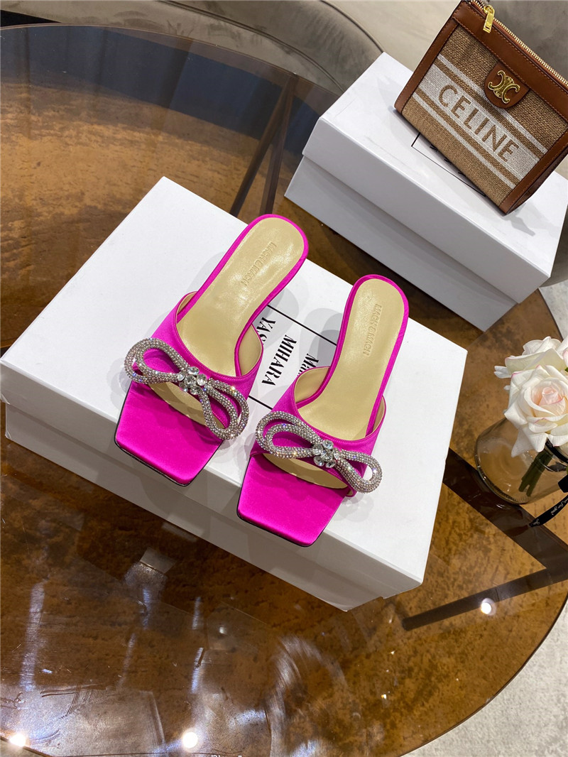 mach & mach rhinestone high heels