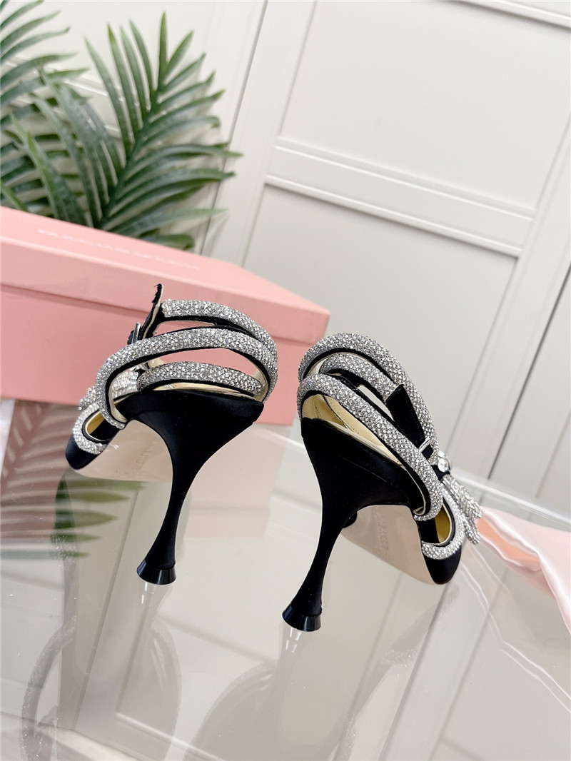 mach & mach crystal heels