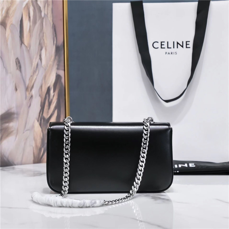 Ce1i*e triomphe chain shoulder bag in black