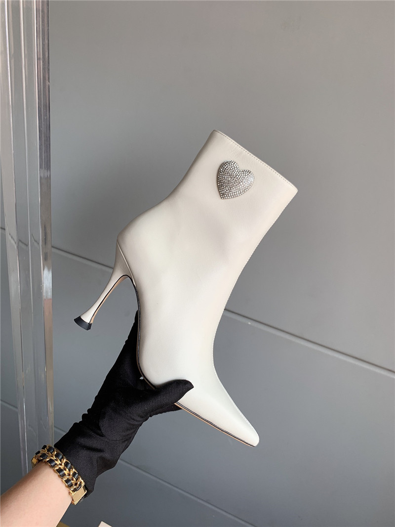 mach & mach heeled ankle boots