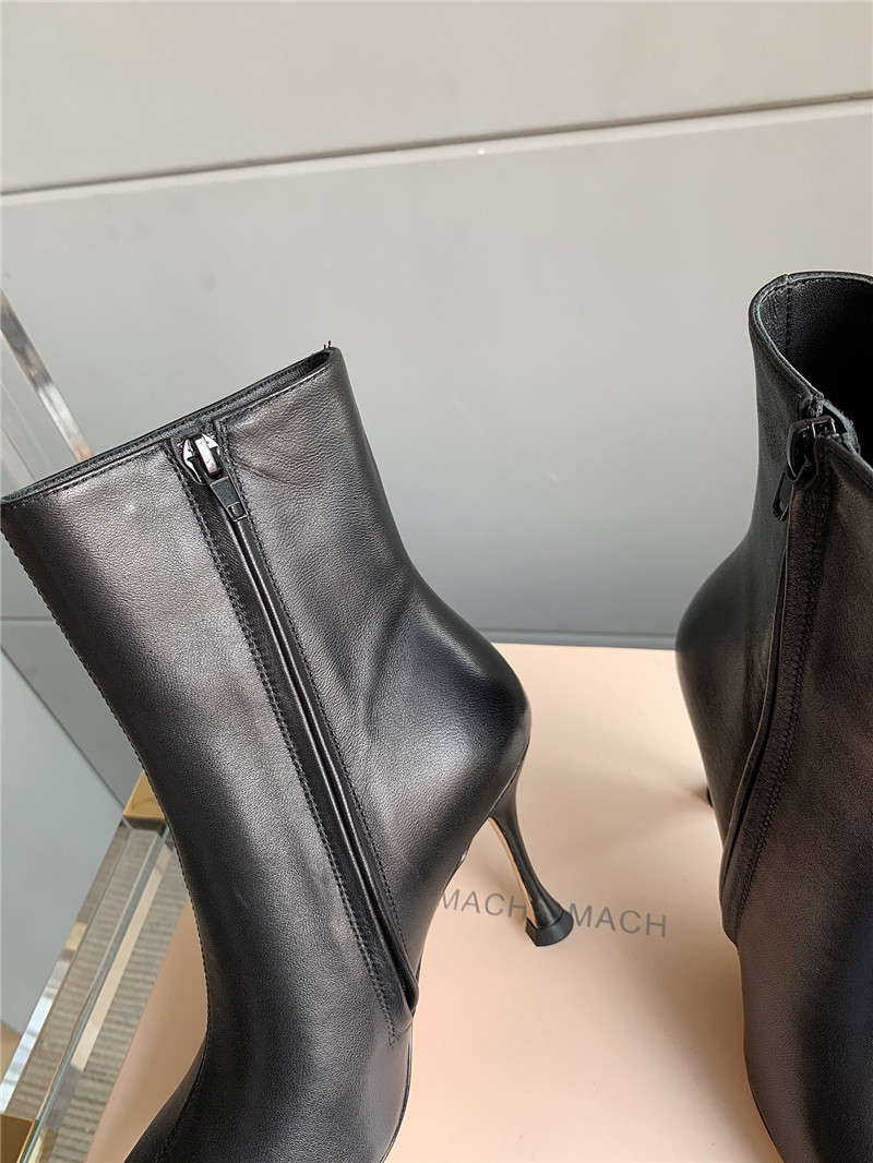 mach & mach heeled ankle boots