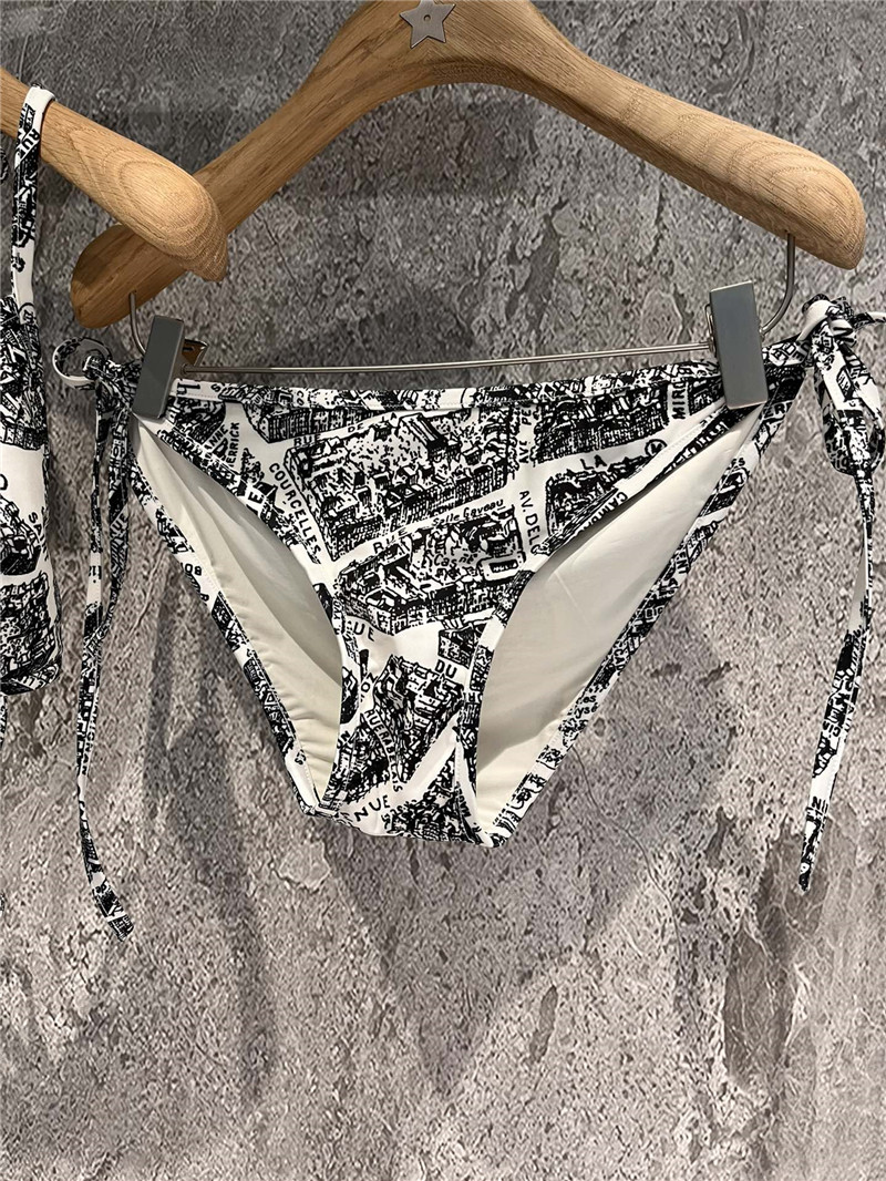 D10r paris map bikini swimsuit