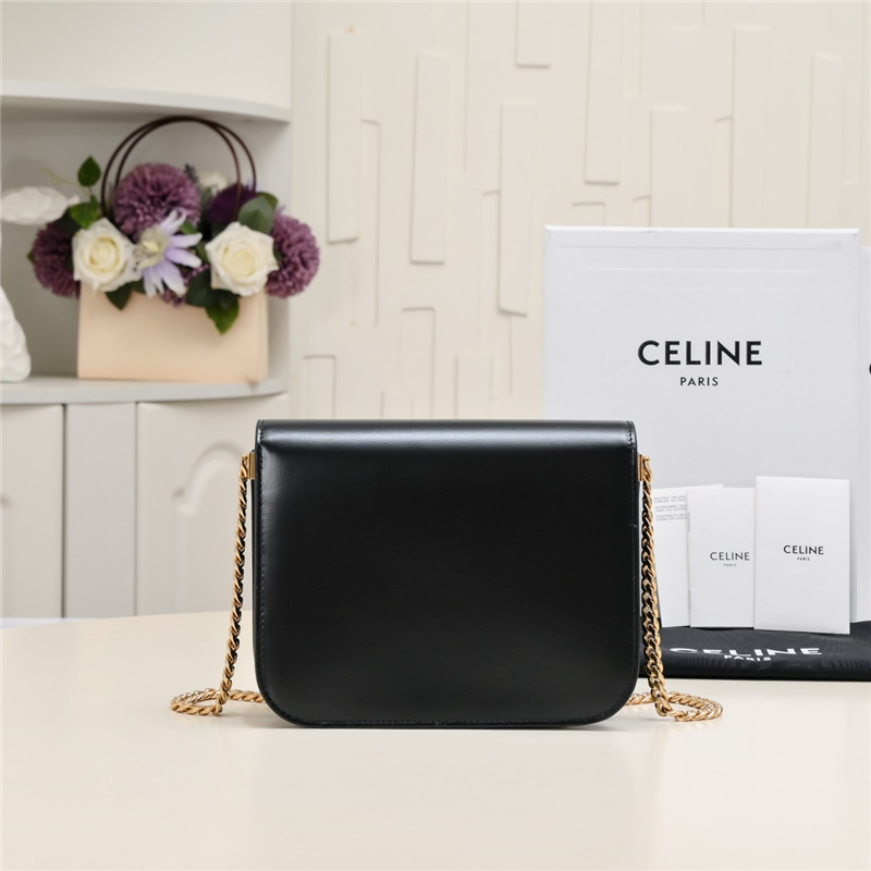 Ce1i*e college medium leather shoulder bag