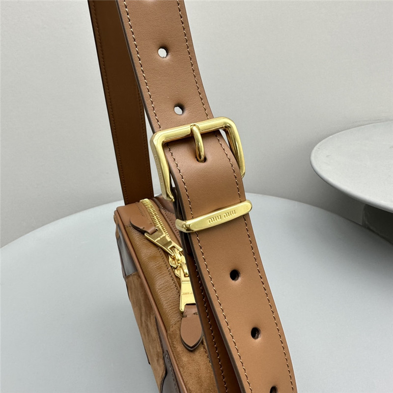 Miu Miu Beau Leather Patchwork Bag