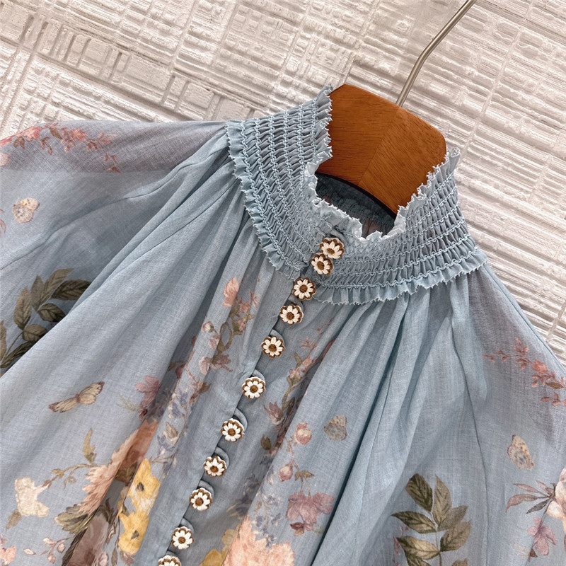 zimm woven silk linen shirt