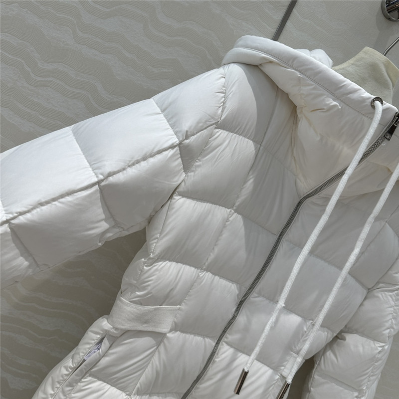 Moncler Long Hooded Down Jacket