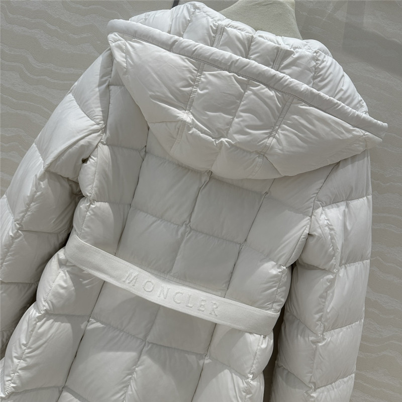 Moncler Long Hooded Down Jacket