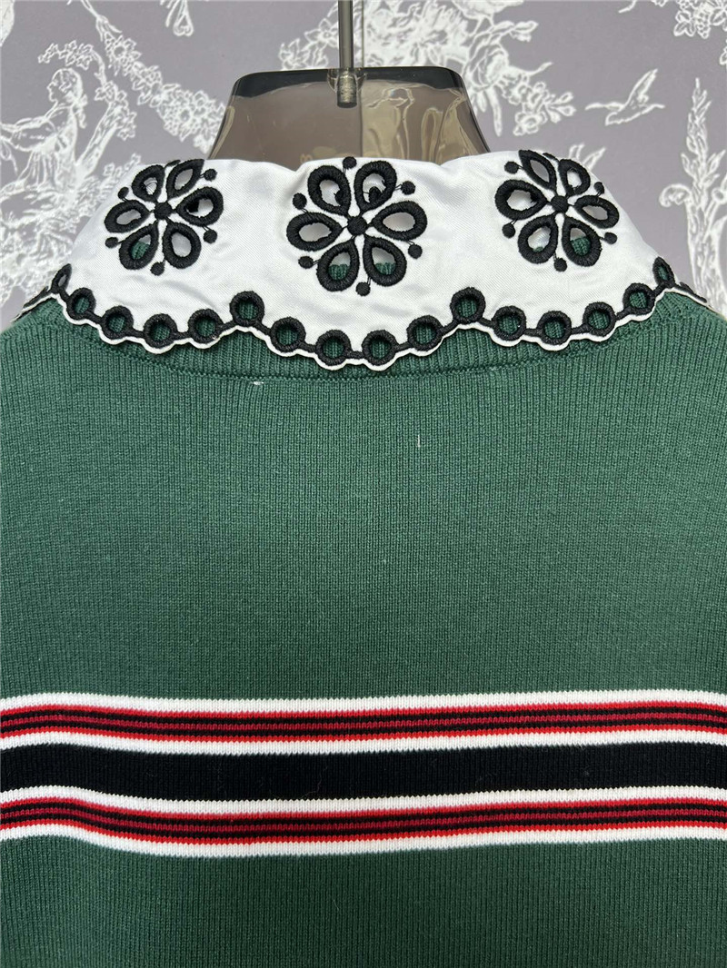 l0vis Vvtt0n lv striped knit short sleeves