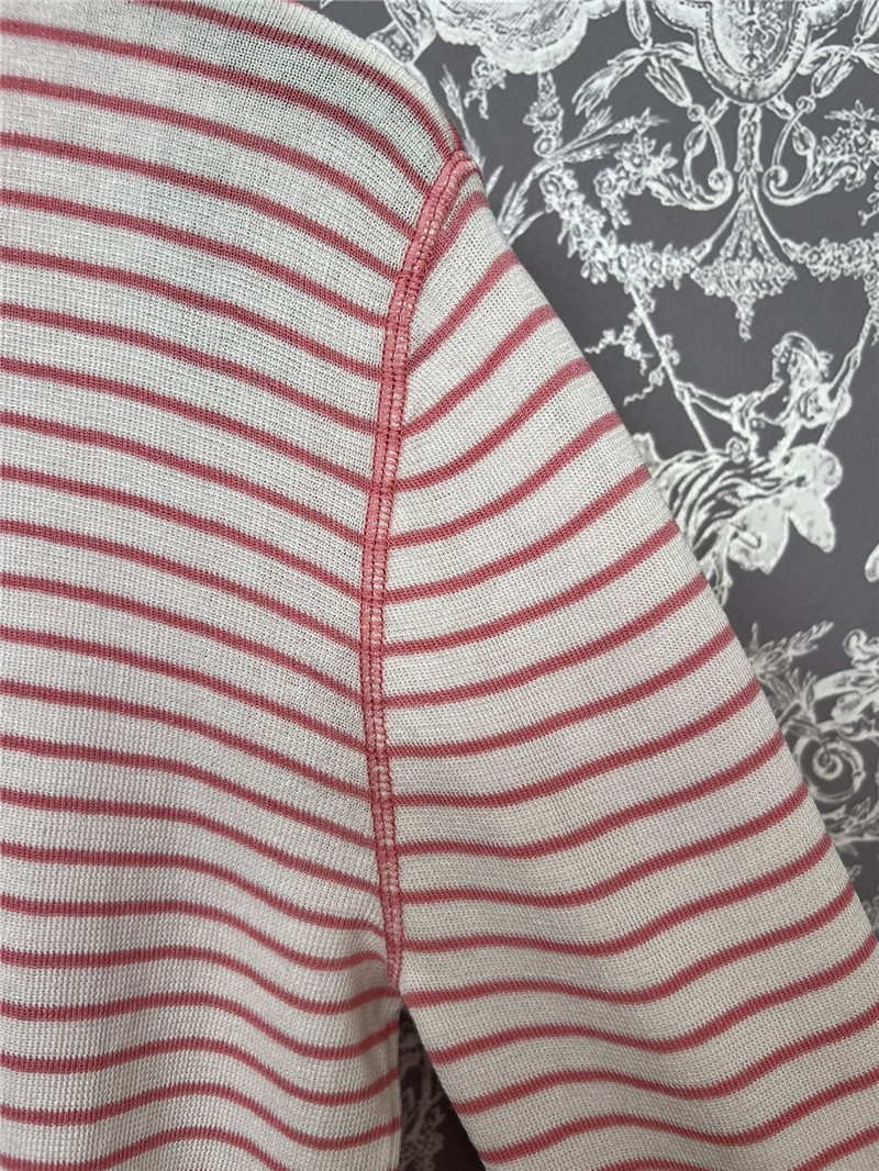 D10r cd striped five-pointed star button knitted cardigan
