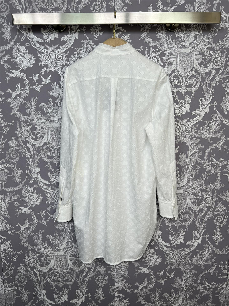 l0vis Vvtt0n lv jacquard long shirt
