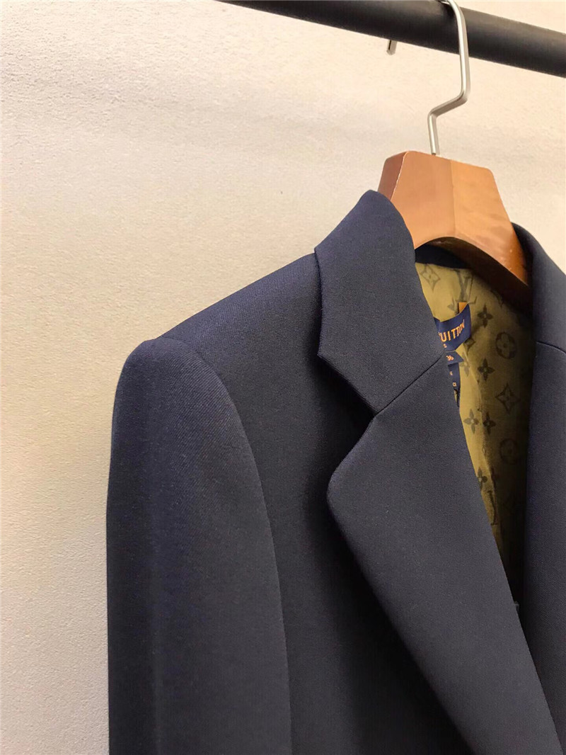 l0vis Vvtt0n lv single-breasted suit jacket