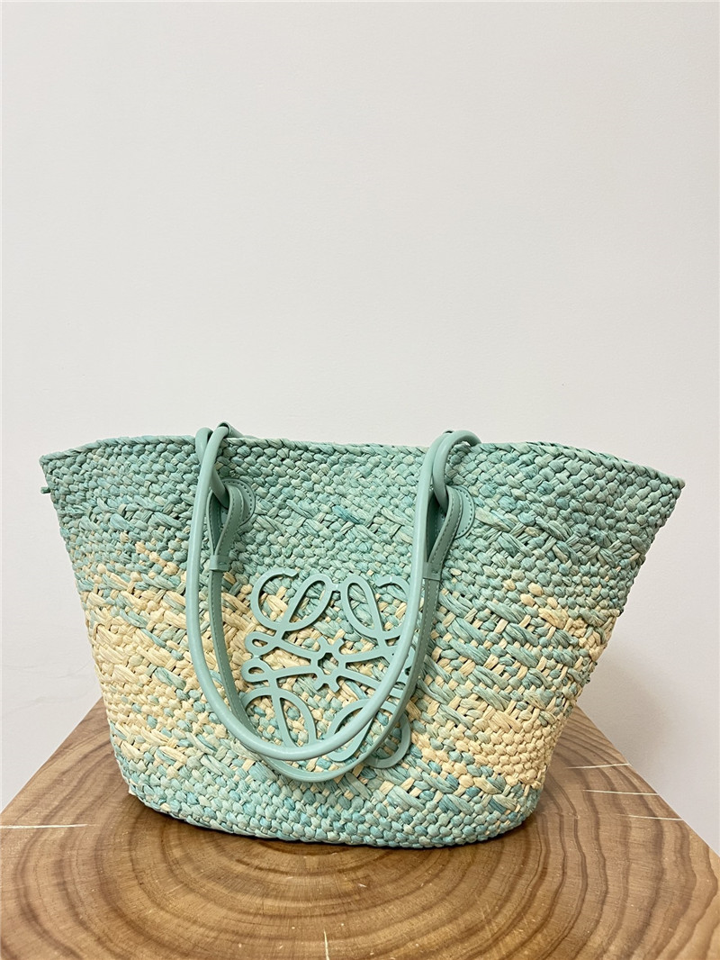 L0ew* anagram basket bag blue