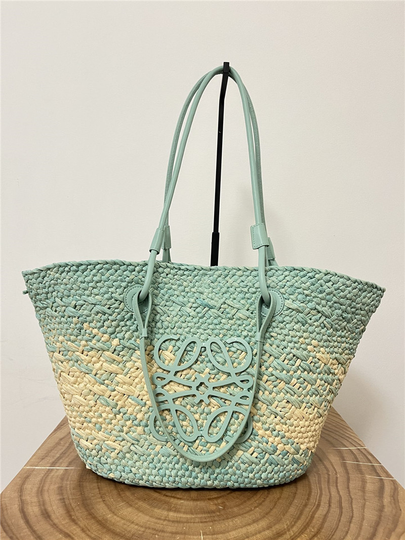L0ew* anagram basket bag blue