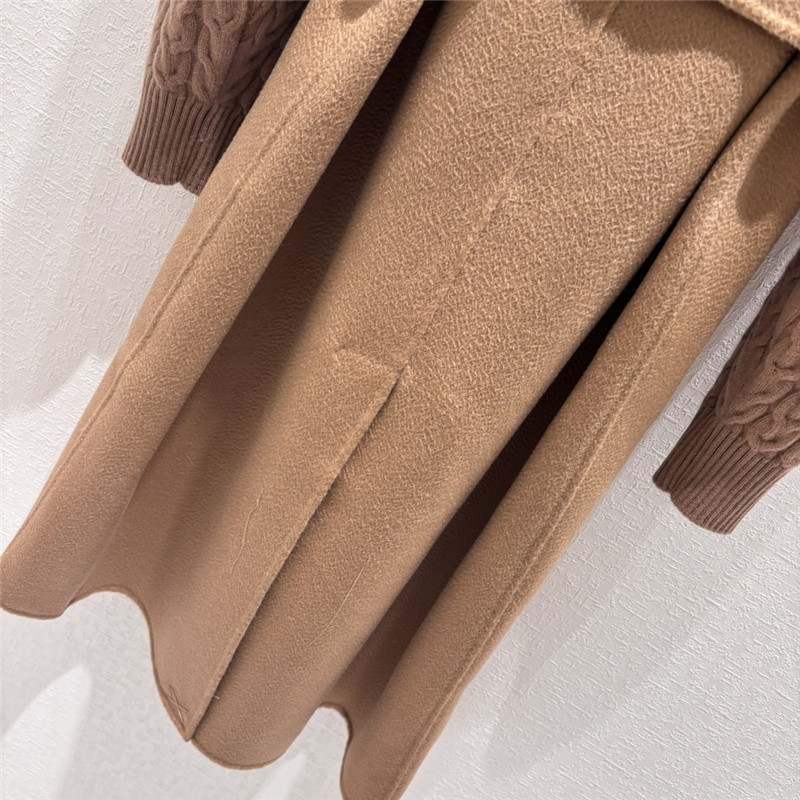 Vanitoo long cashmere wool long coat