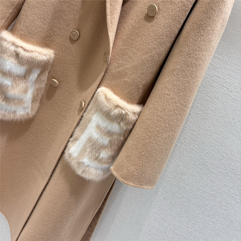 F**di lapel mink coat