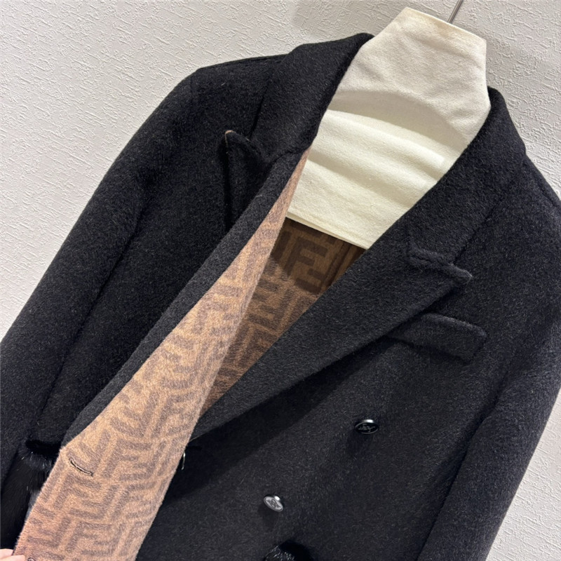 F**di lapel mink coat