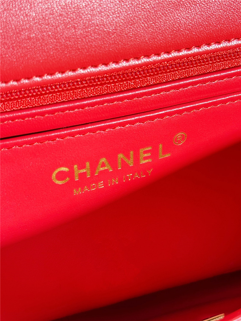 Ch**el logo woolen pink cf bag