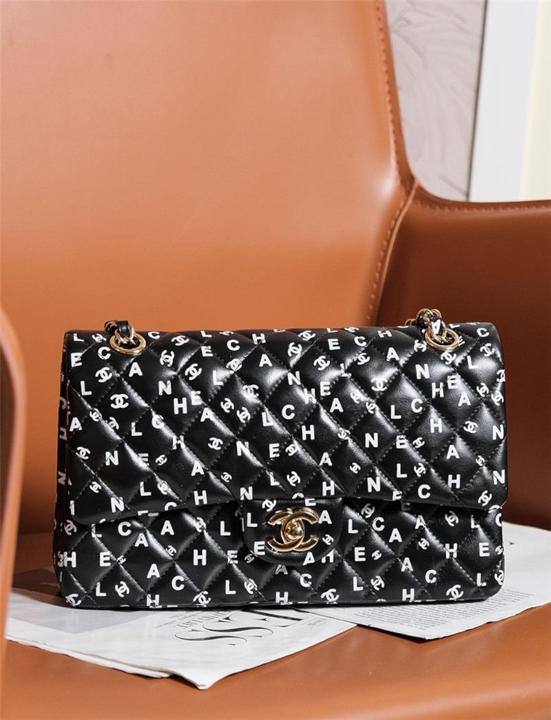 Ch**el limited edition graffiti letter cf bag