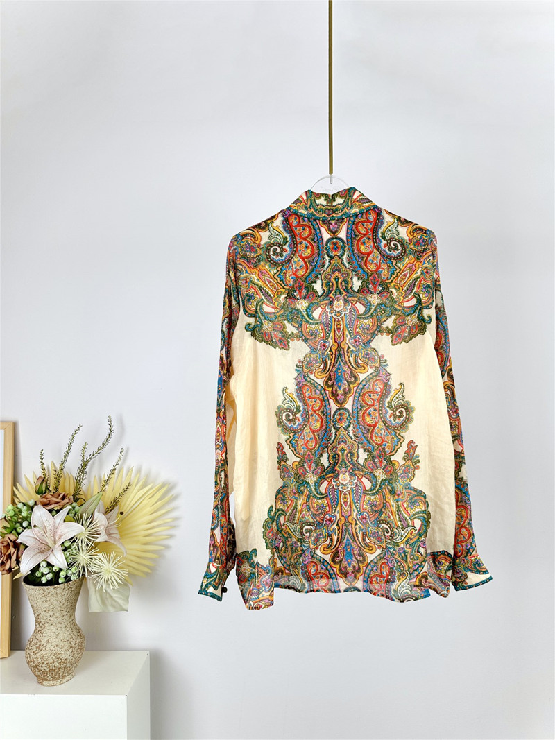 Zimm Ottie Paisley-print Shirt