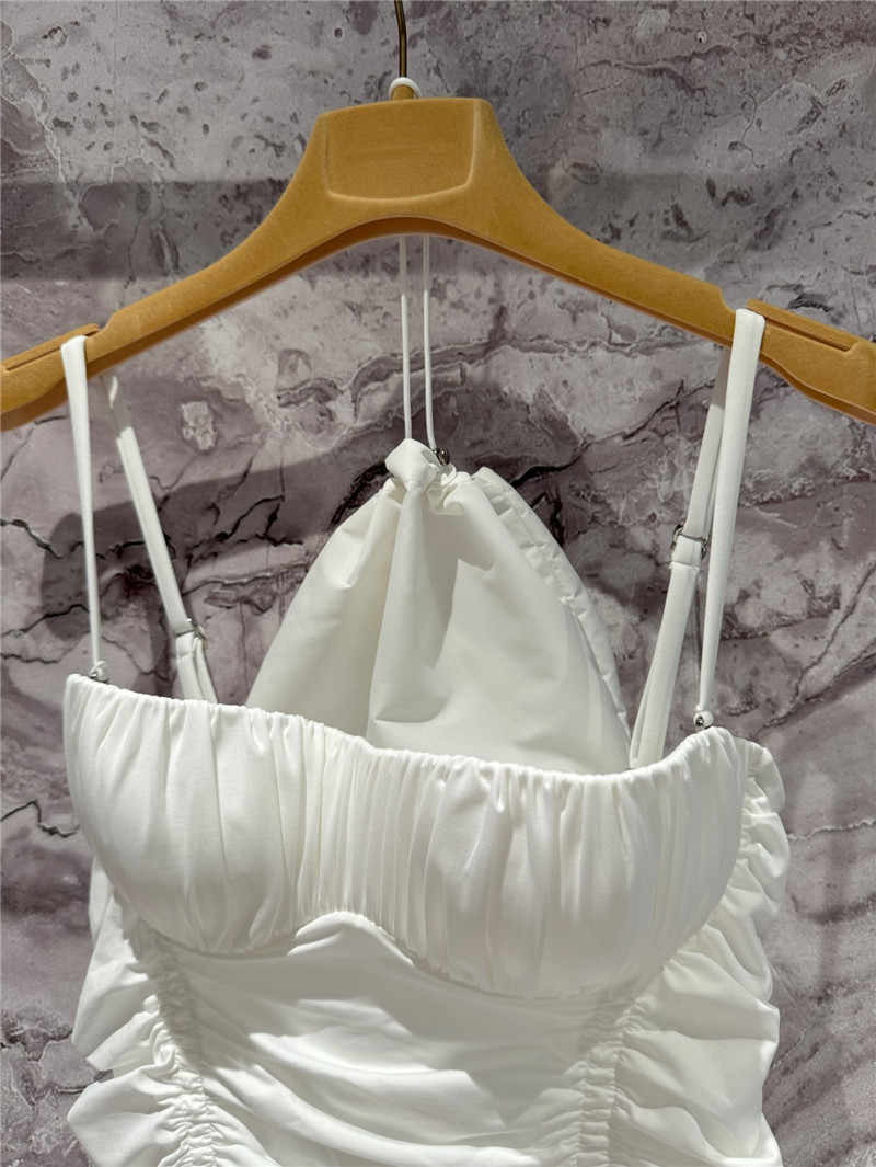 D10r white one-piece swimsuit
