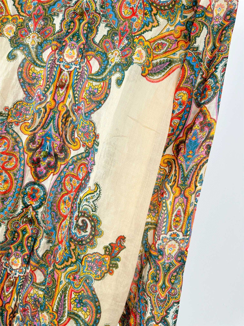 Zimm Ottie Paisley-print Shirt