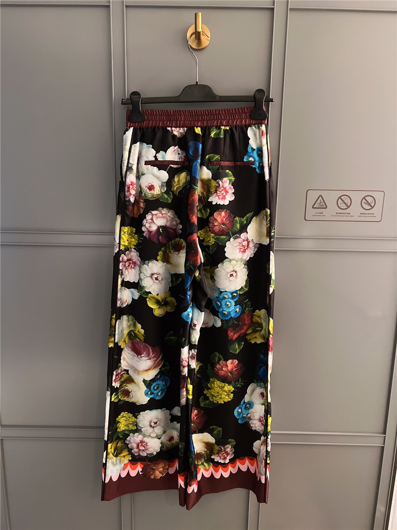 Dolce & Gabbana D&G Silk Print Half Skirt