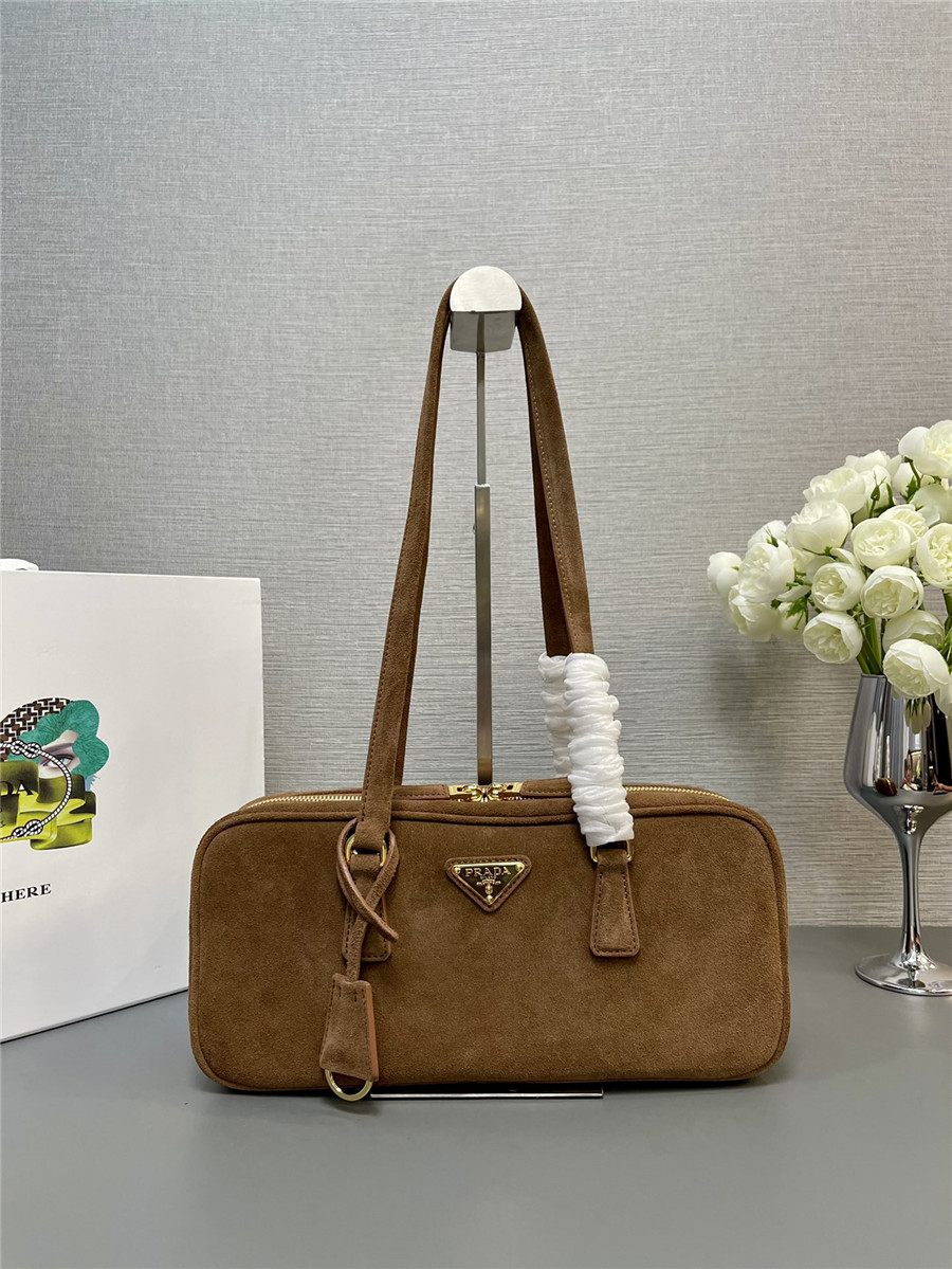 Pra*a suede tote bag