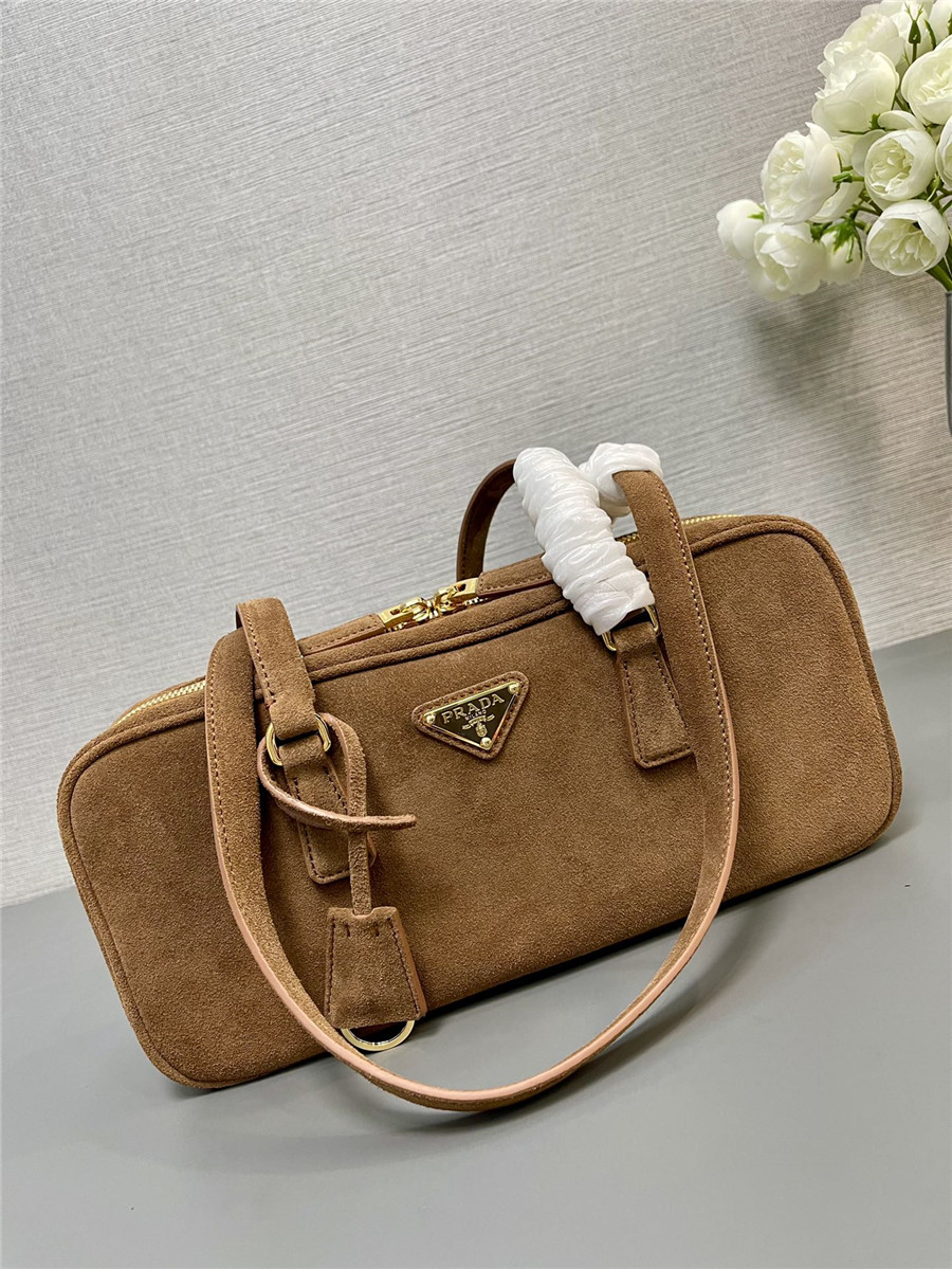 Pra*a suede tote bag