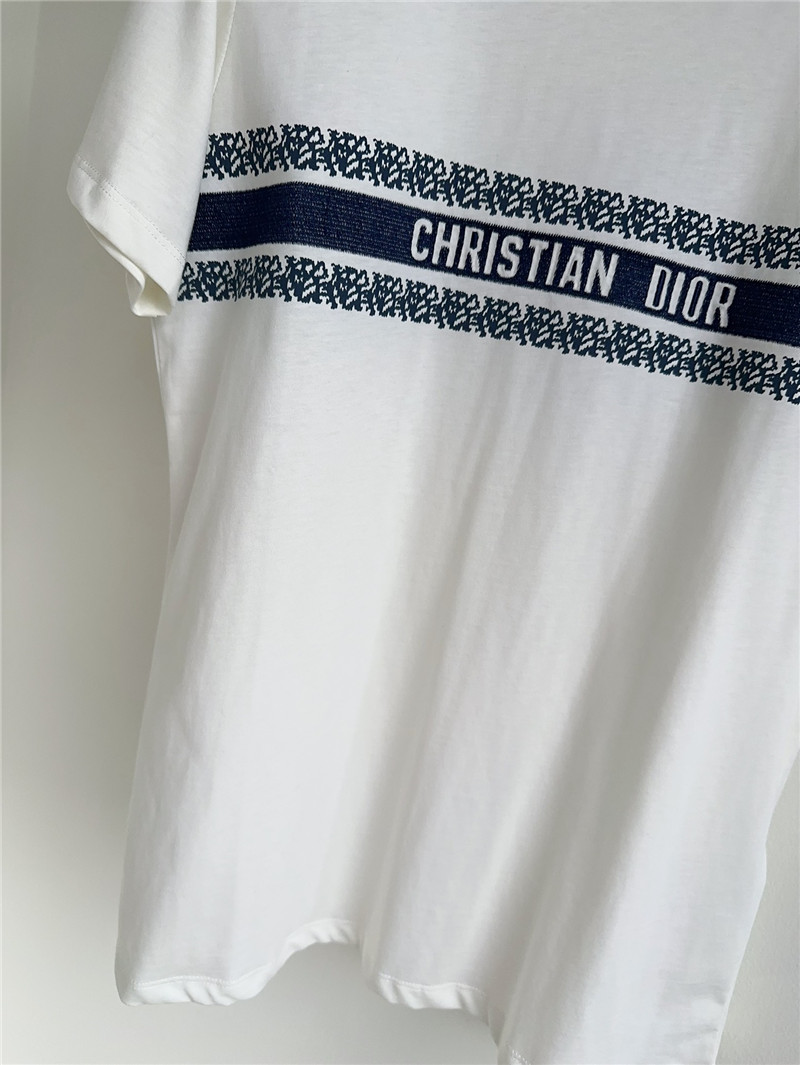 D10r embroidery printed short sleeve t-shirt