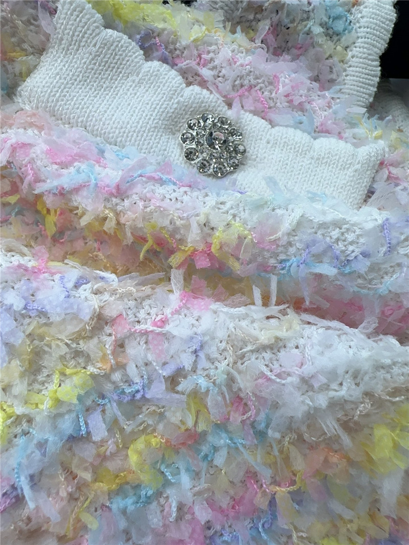 Ch**el colorful lightweight gauze knit tank dress