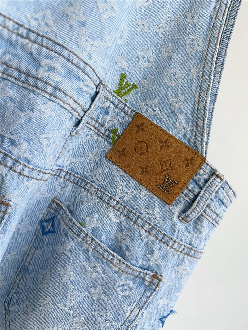 l0vis Vvtt0n lv full logo bandage jeans