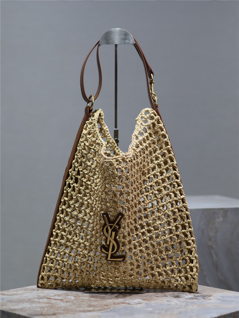 Y51 oxalis raffia shoulder bag