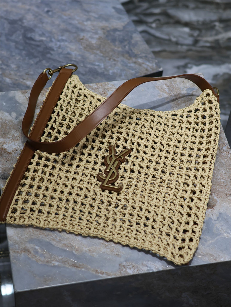 Y51 oxalis raffia shoulder bag