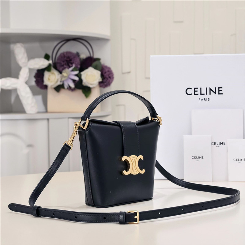 Ce1i*e mini bucket bag in black