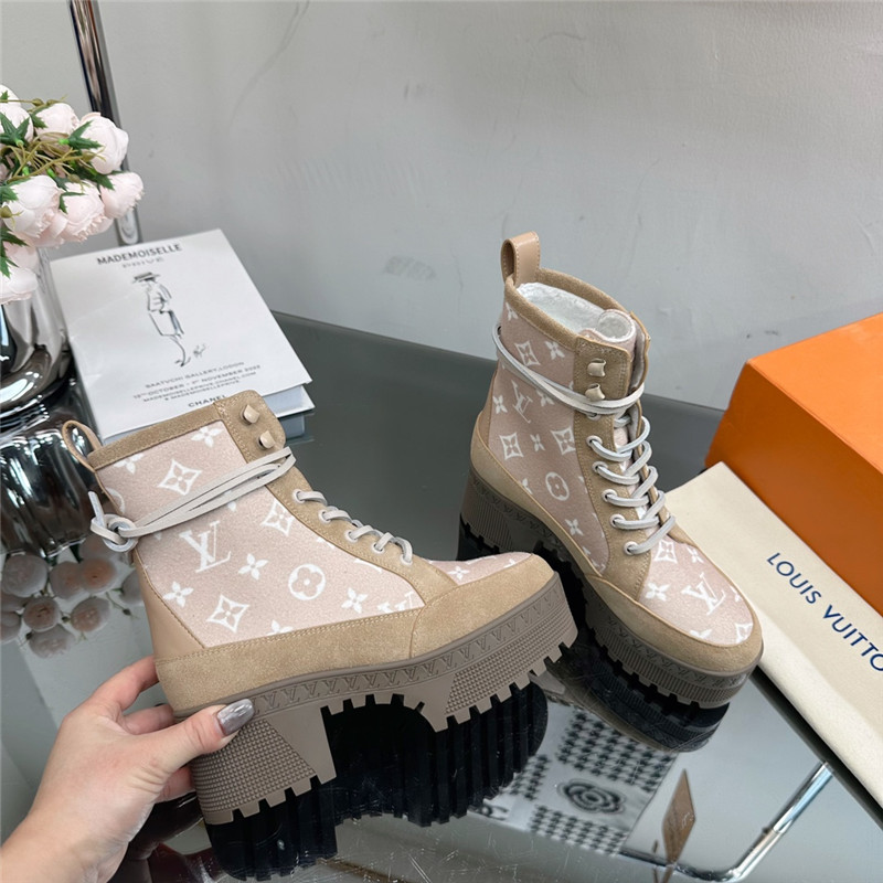 l0vis Vvtt0n suede calfskin monogram desert boots