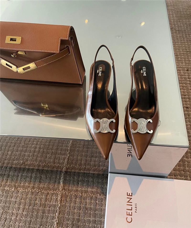 Ce1i*e arc de triomphe kitten heels