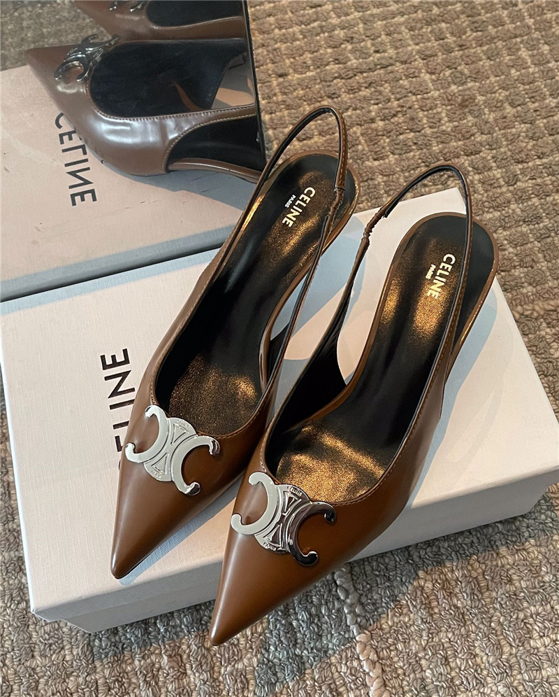 Ce1i*e arc de triomphe kitten heels