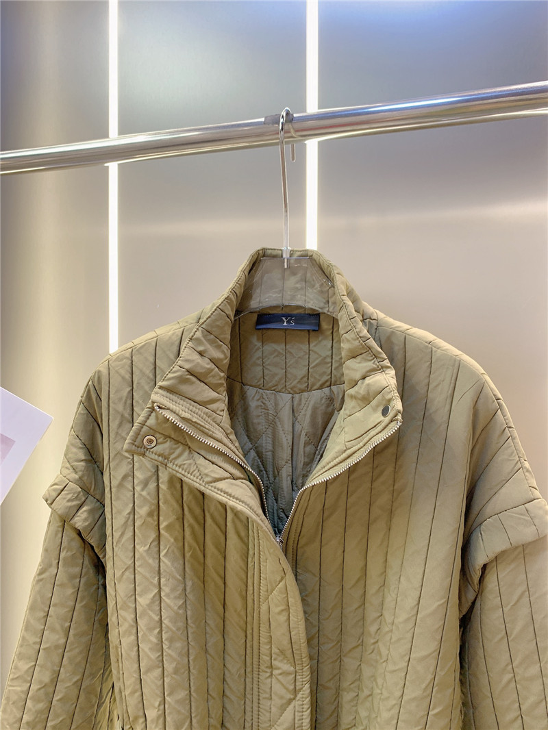 Y51 stand collar padded jacket