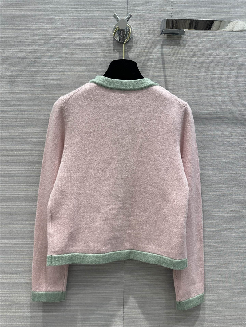 Gvc*1 crew cashmere cardigan sweater