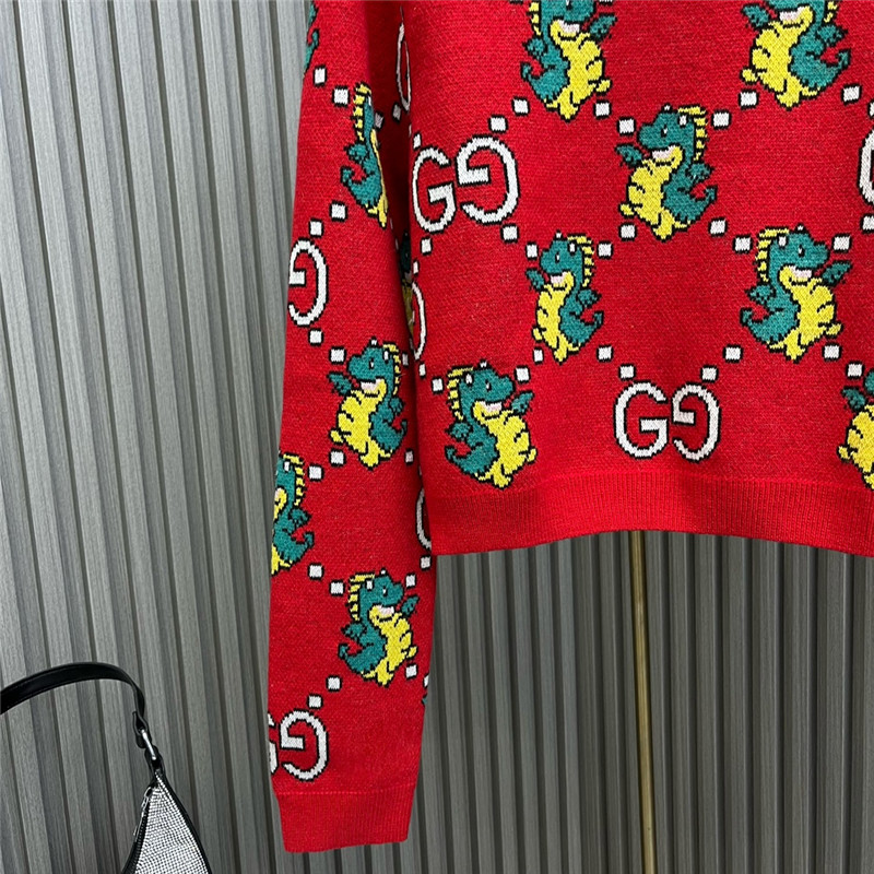 Gvc*1 logo zodiac knitted sweater