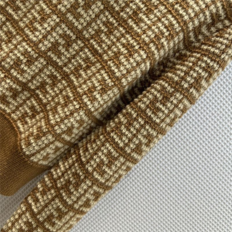 F**di ff jacquard turtleneck sweater