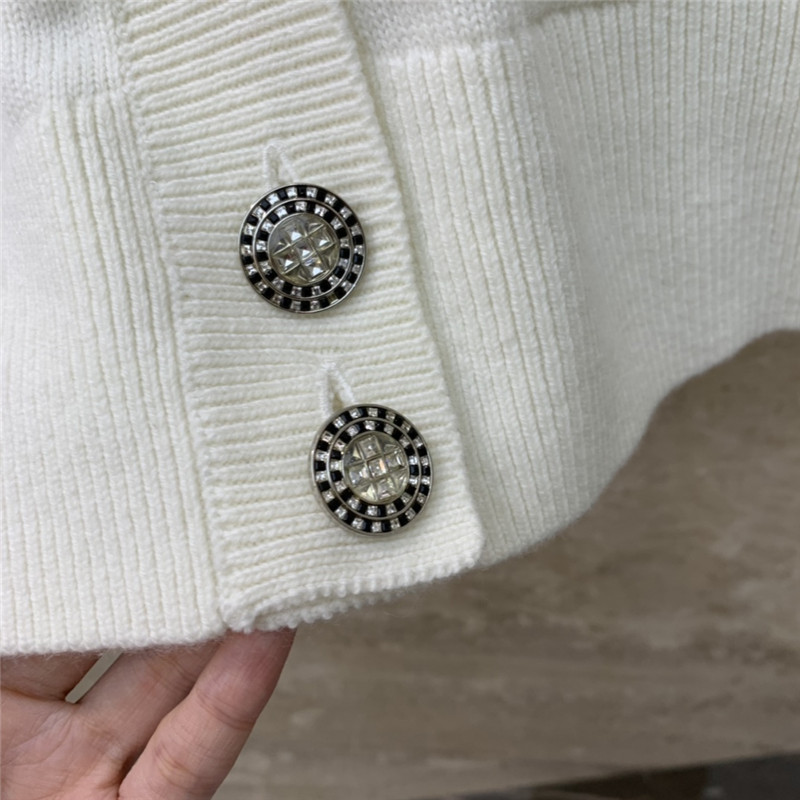 Ch**el sequin embroidered cardigan