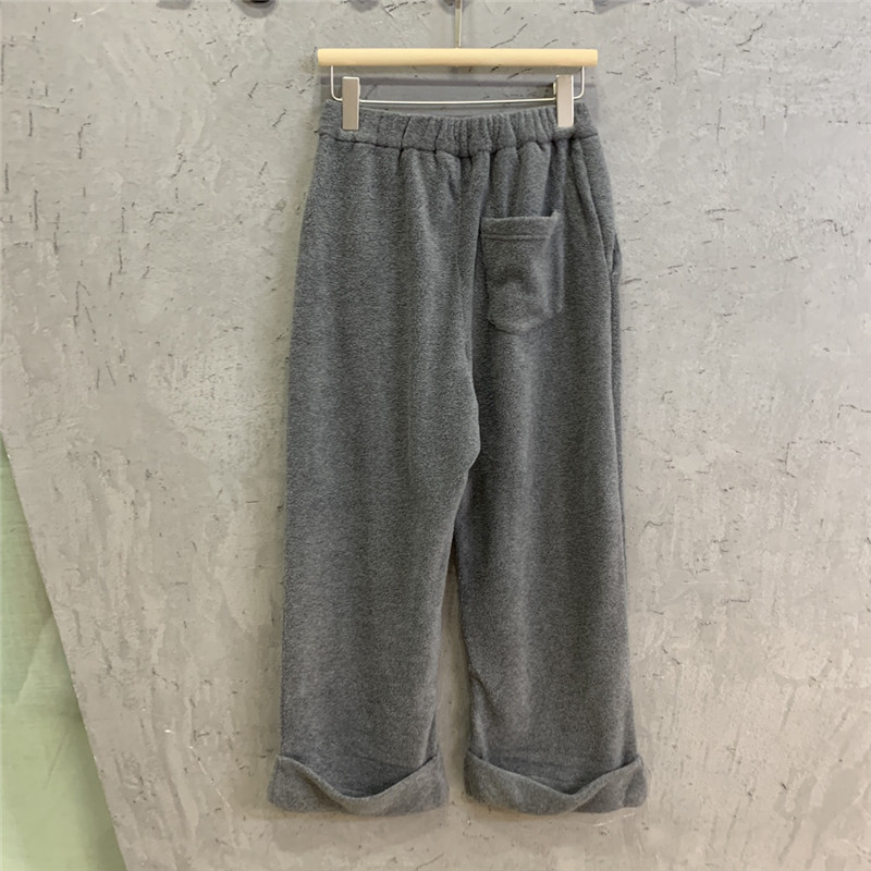 A1exa*der wang loose casual fleece cropped pants