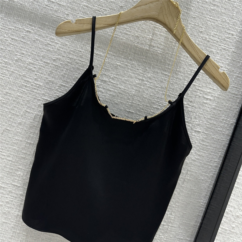 A1exa*der wang metal chain embellished acetate set