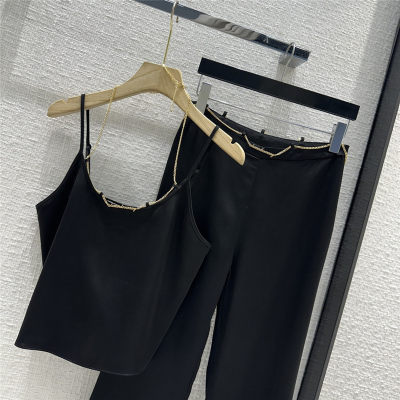 A1exa*der wang metal chain embellished acetate set